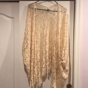 Cream wrap never worn from altar’d state